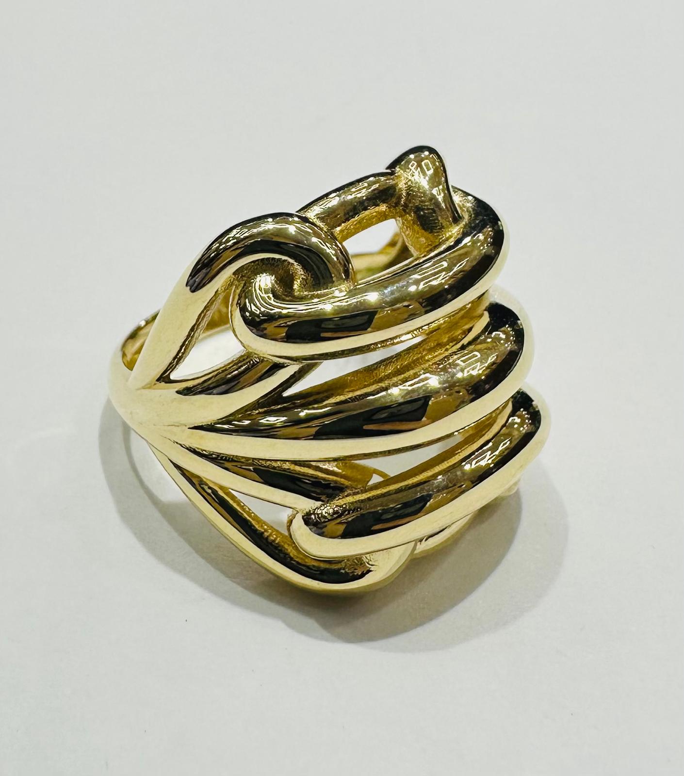 14K GOLD RING- WEIGHT: 3.8gm