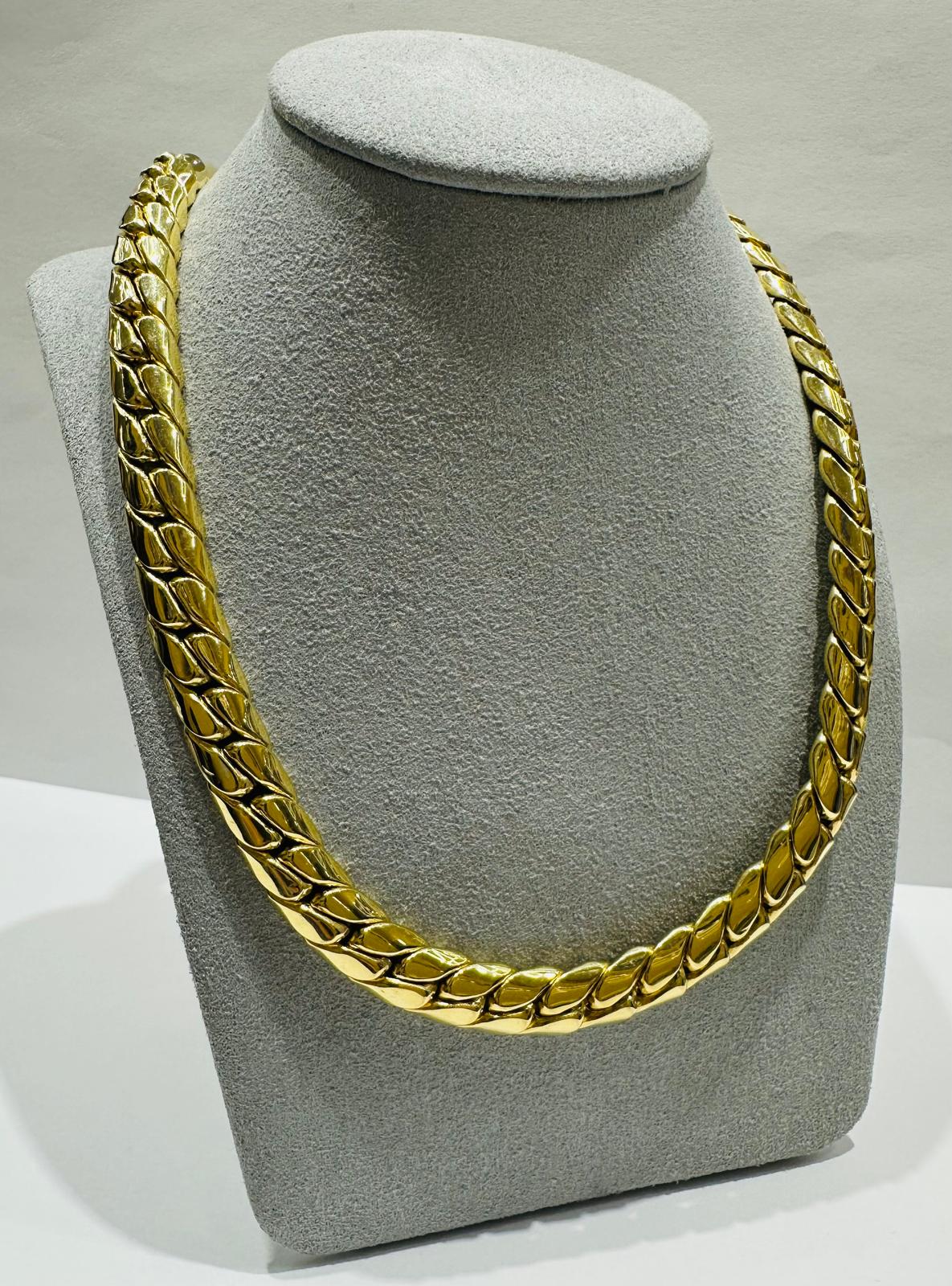 10K GOLD CUBAN LINK CHAIN NECKLACE- 59.5gm