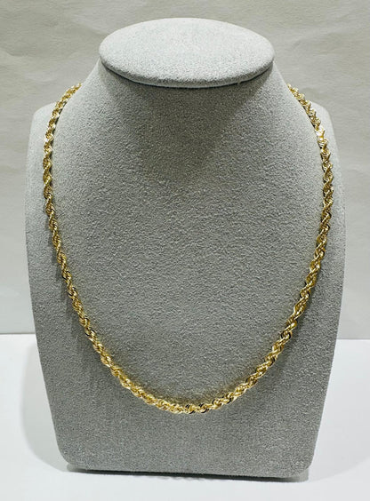 10K GOLD ROPE CHAIN- 5.1gm    20"    2.99mm