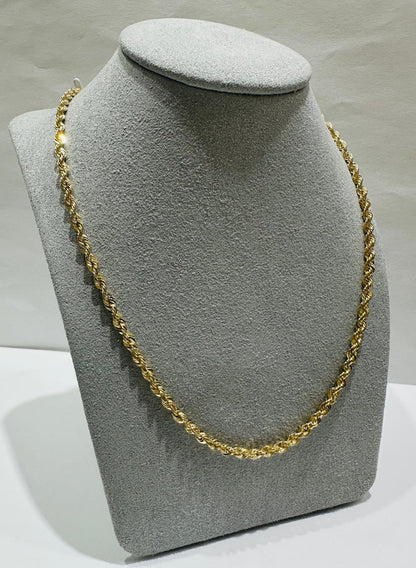10K GOLD ROPE CHAIN- 5.1gm    20"    2.99mm