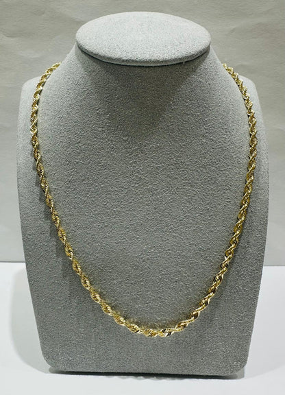 10K GOLD ROPE CHAIN- 5.5gm    22"    2.99mm
