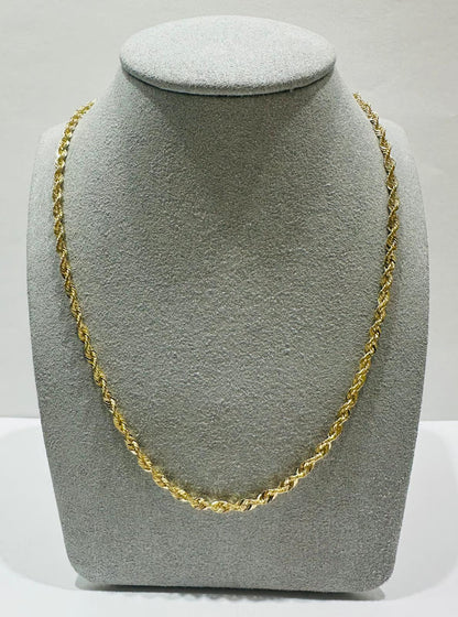 10K GOLD ROPE CHAIN-  3.5gm    18"     2.80mm
