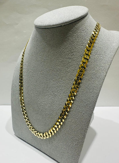 10K GOLD CUBAN LINK CHAIN-  20gm    24"     5.65mm