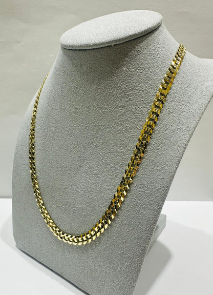 10K GOLD CUBAN LINK CHAIN-  13.7gm    22"     4.96mm