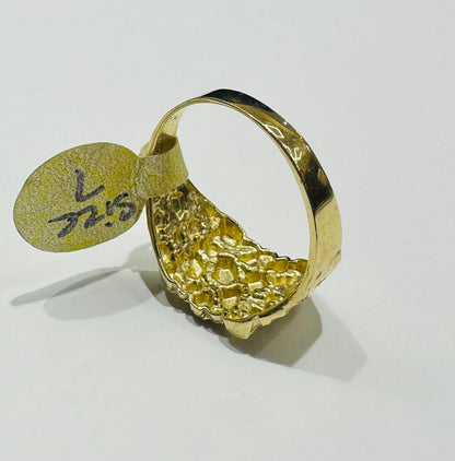 10K GOLD NUGGET RING- 2.8gm