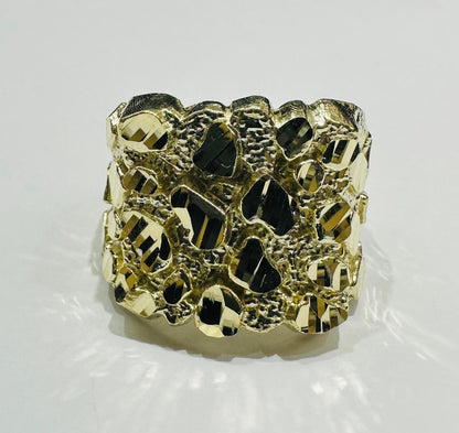 10K GOLD NUGGET RING- 5.2gm