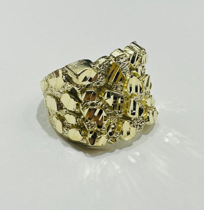 10K GOLD NUGGET RING- 5.2gm