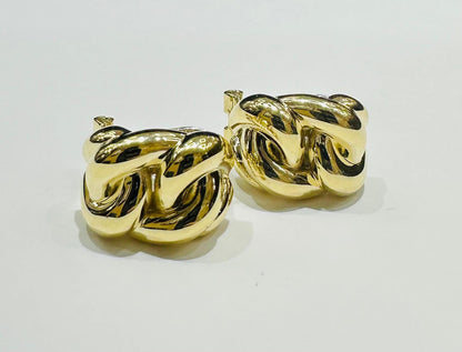 10K GOLD KNOT EARRINGS- 3.3gm