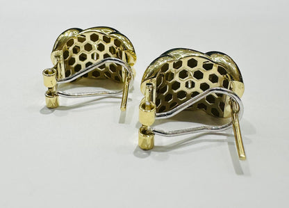 10K GOLD KNOT EARRINGS- 3.3gm