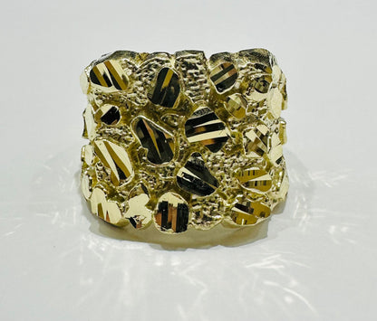 10K GOLD NUGGET RING- 5.0gm