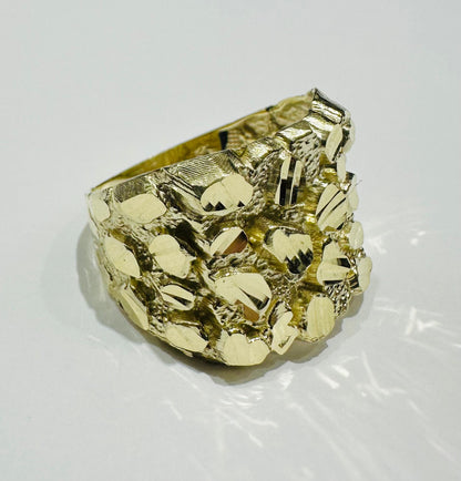 10K GOLD NUGGET RING- 5.0gm