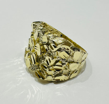 10K GOLD NUGGET RING- 5.0gm