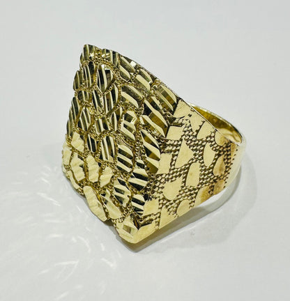 10K GOLD NUGGET RING- 8.0gm