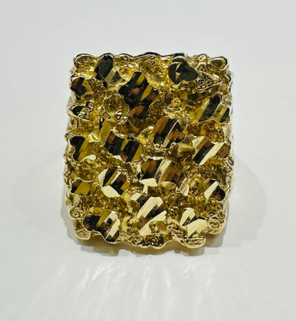 10K GOLD NUGGET RING- 20.0gm