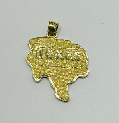 10K GOLD TEXAS PENDANT-   WEIGHT: 3.6gm