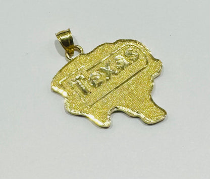 10K GOLD TEXAS PENDANT-   WEIGHT: 3.6gm