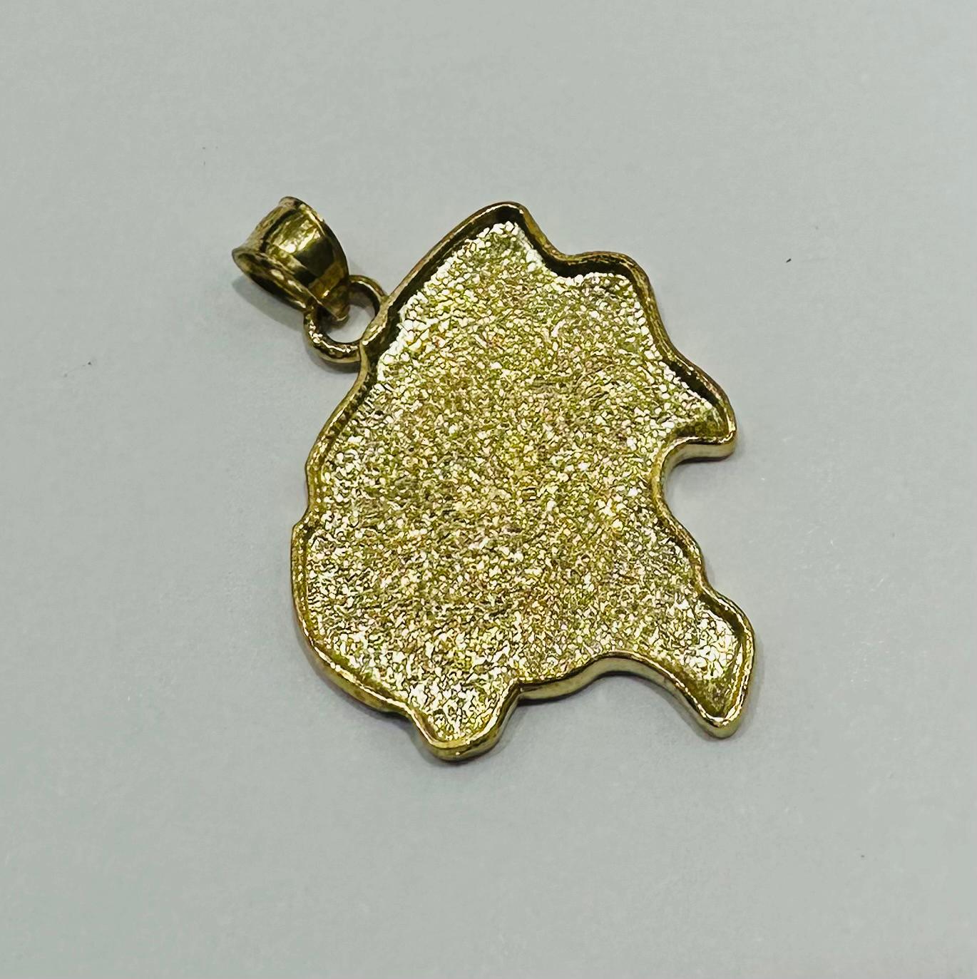 10K GOLD TEXAS PENDANT-   WEIGHT: 3.6gm