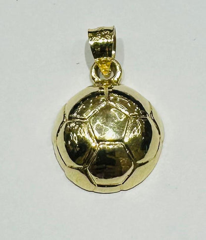 10K GOLD SOCCER BALL  PENDANT-   WEIGHT: 2.8gm