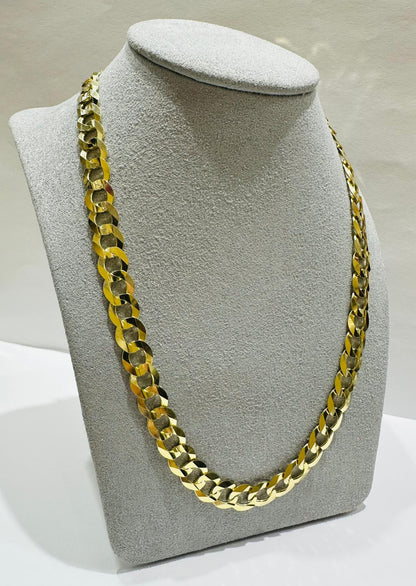 10K GOLD CUBAN LINK CHAIN- WEIGHT: 29gm   20"   8.20mm
