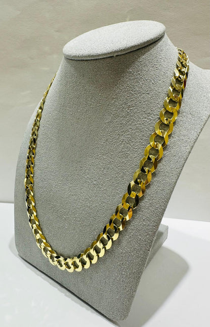 10K GOLD CUBAN LINK CHAIN- WEIGHT: 29gm   20"   8.20mm