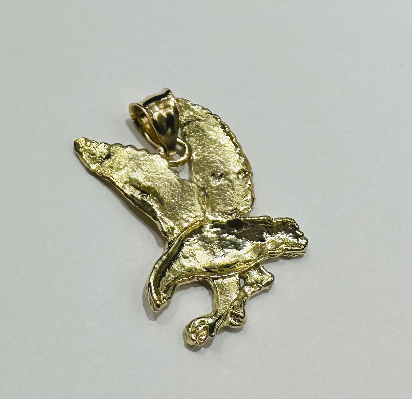 10K GOLD EAGLE PENDANT- WEIGHT: 4.3gm