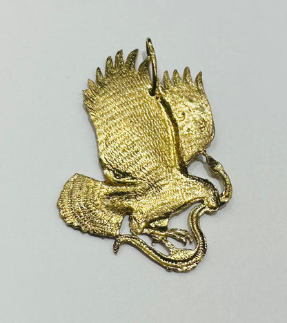 10K GOLD EAGLE PENDANT- WEIGHT: 8.0gm