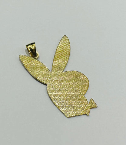 10K GOLD PLAYBOY PENDANT- WEIGHT: 3.7gm