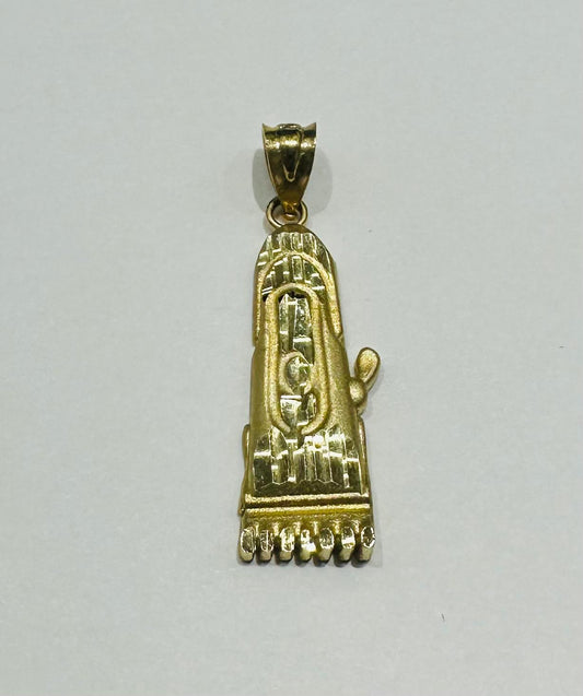 10K GOLD BARBER CLIPPER TRIMMER PENDANT- WEIGHT:  1.5gm