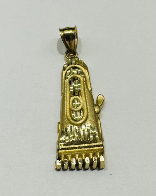 10K GOLD BARBER CLIPPER TRIMMER PENDANT- WEIGHT:  2.3gm
