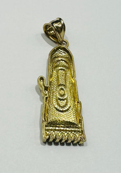 10K GOLD BARBER CLIPPER TRIMMER PENDANT- WEIGHT:  2.3gm