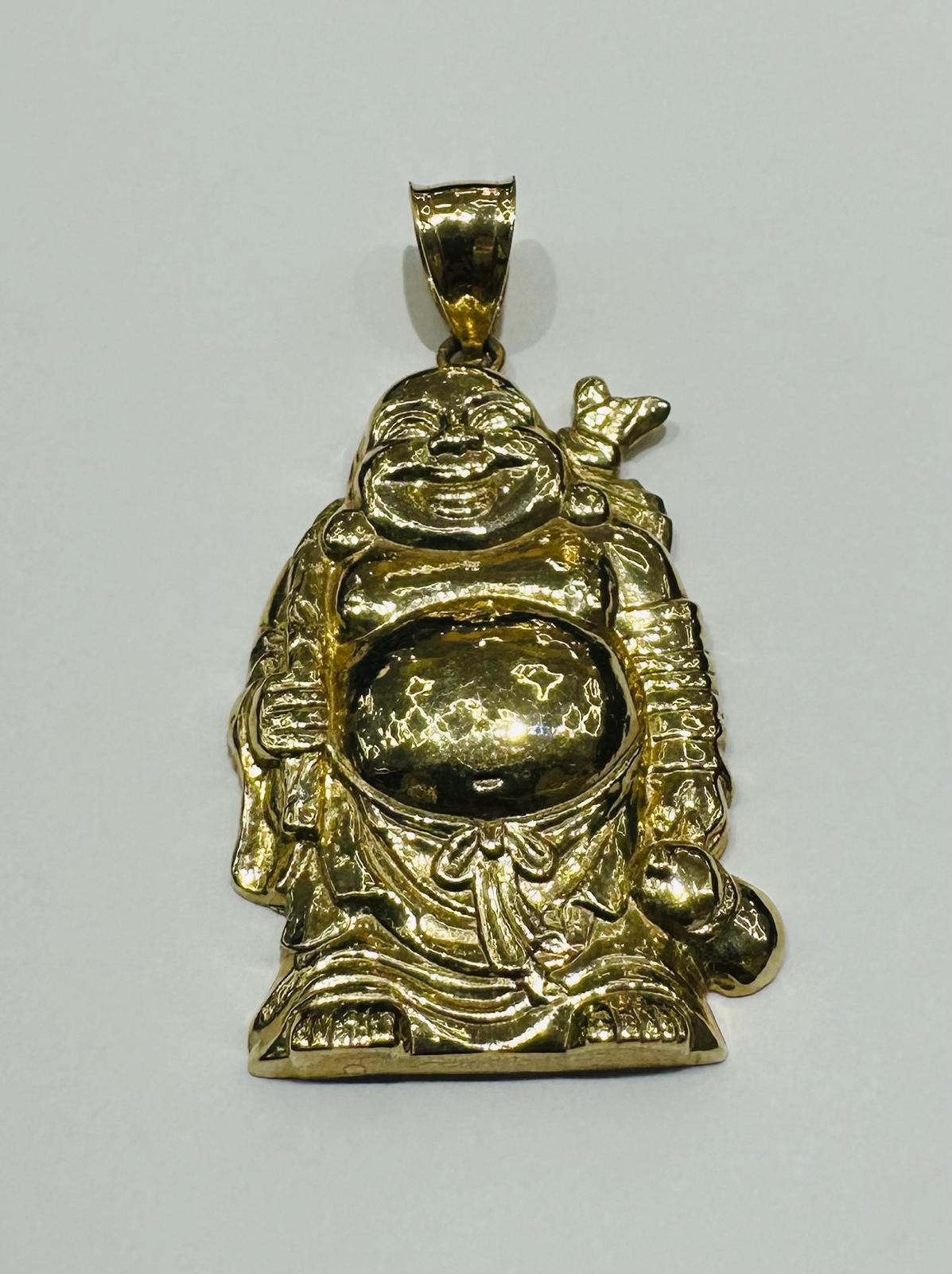10K GOLD LAUGHING BUDDHA- WEIGHT:  5.1gm