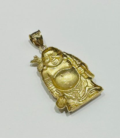 10K GOLD LAUGHING BUDDHA- WEIGHT:  5.1gm
