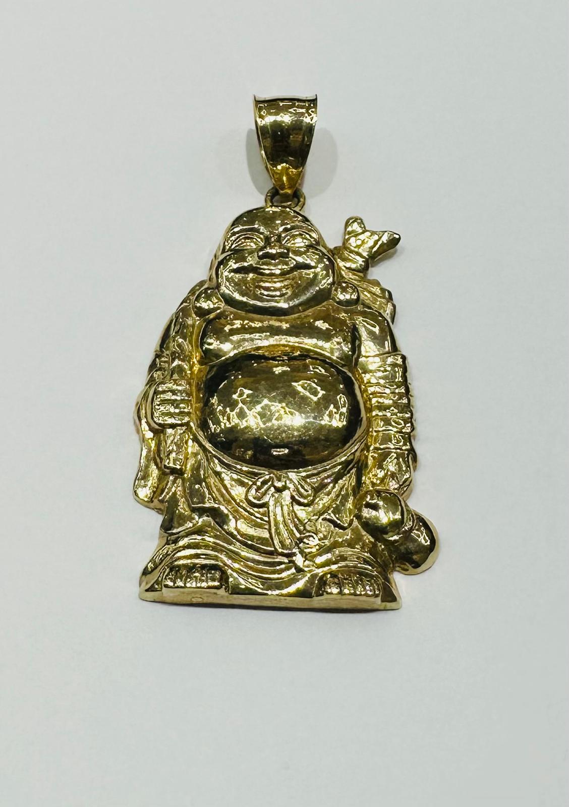 10K GOLD LAUGHING BUDDHA- WEIGHT:  5.1gm