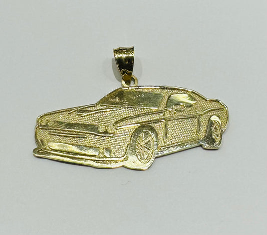 10K GOLD CAR PEDANT- WEIGHT:  4.0gm