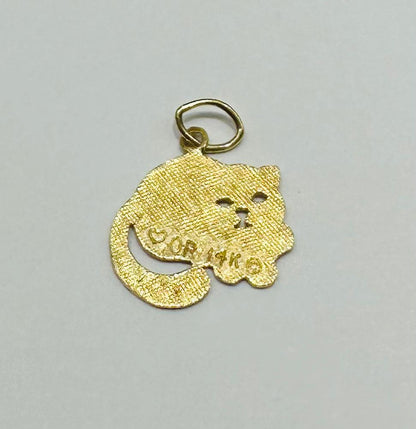 10K GOLD CAT PENDANT