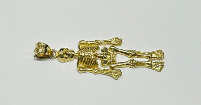 10K GOLD SKELETON PENDANT- WEIGHT:  4.0gm