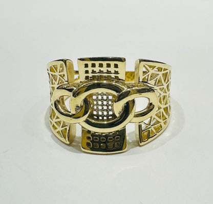 10K GOLD RING- WEIGHT: 3.0gm
