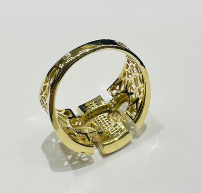 10K GOLD RING- WEIGHT: 3.0gm