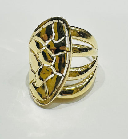 10K GOLD RING- WEIGHT: 4.5gm