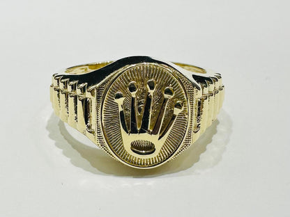 10K GOLD ROLEX RING- WEIGHT: 6.2gm