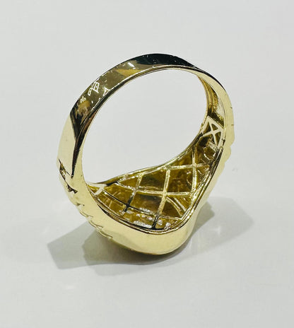 10K GOLD ROLEX RING- WEIGHT: 6.2gm