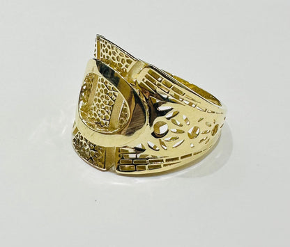 10K GOLD RING-WEIGHT: 3.0gm