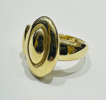 10K GOLD RING-WEIGHT: 2.1gm