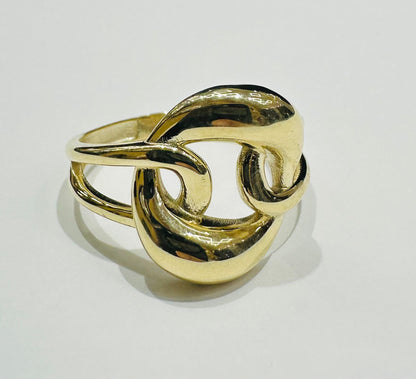 10K GOLD RING-WEIGHT: 1.9gm