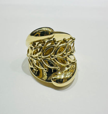 10K GOLD RING-WEIGHT: 3.6gm