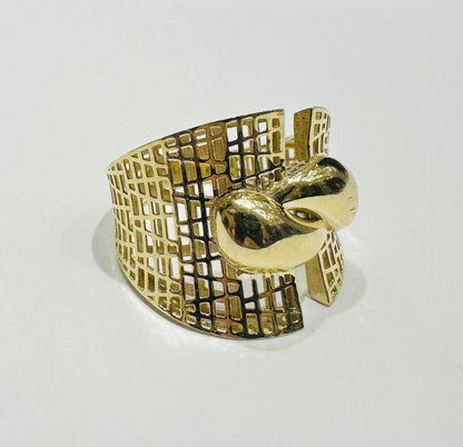10K GOLD RING-WEIGHT: 2.6gm