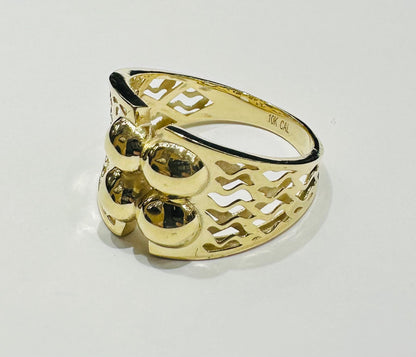 10K GOLD RING -WEIGHT: 2.5gm