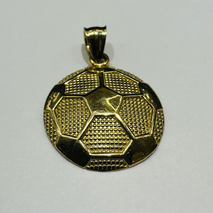 10K GOLD SOCCER BALL PENDANT- WEIGHT: 1.8gm