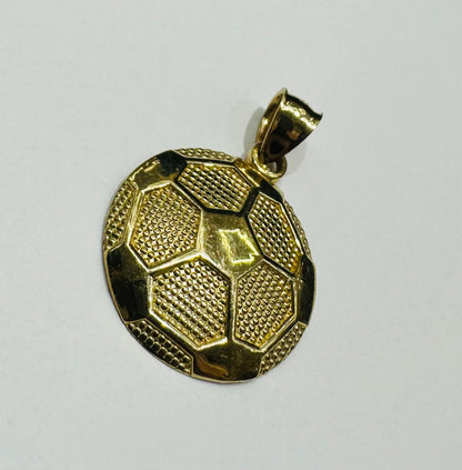 10K GOLD SOCCER BALL PENDANT- WEIGHT: 1.8gm