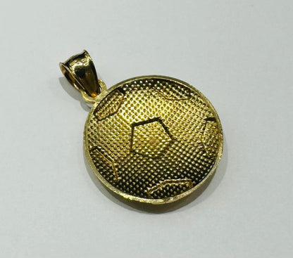 10K GOLD SOCCER BALL PENDANT- WEIGHT: 1.8gm